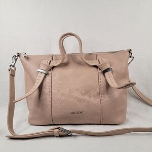 Ted Baker Nyalina Nude Leather Soft Knot Bow Satchel Crossbody Bag